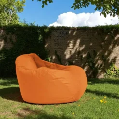 Pouf poire géant extérieur bleu ARTA