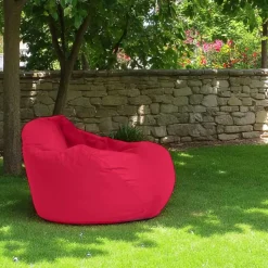 Pouf poire géant extérieur bleu ARTA