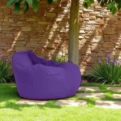 Pouf poire géant extérieur bleu ARTA