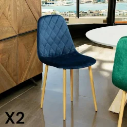 Pouf rond marron clair BERLIN