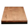 Rallonge pour table ronde extensible en chêne brun 120 cm PALERME (40 cm)