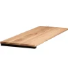Rallonge pour table ronde/carrée extensible en chêne blanc 120 cm PALERME (40 cm)