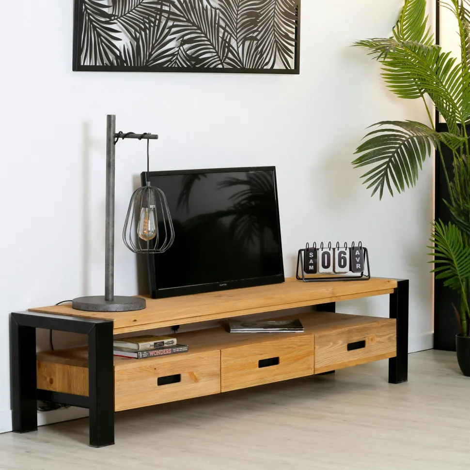Rallonge table à manger pin 50 cm LOUNDGE
