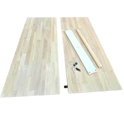 Rallonges pour table extensible en chêne huilé 140-340 cm (lot de 2) COLOGNE
