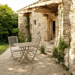 Salon de jardin en Teck table ovale 200/300cm 8 chaises SUMMER
