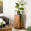 Sellette bois exotique carrée OTTAWA