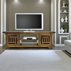 Semainier meuble bois massif style colonial MAORI