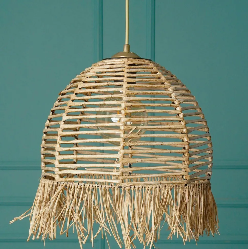 Suspension bohème durable avec franges, style cocooning OLTEN
