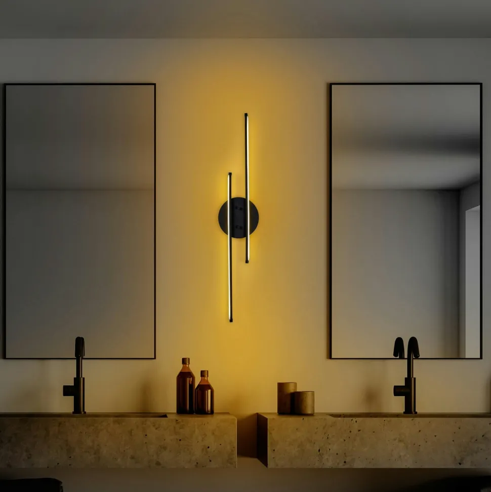 Suspension de table en verre doré, 3 globes 70 cm SIVAS