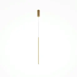 Suspension design dorée – 1 barre verticale LED SALEM