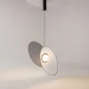 Suspension design LED – abat-jour diabolo gris JUNO