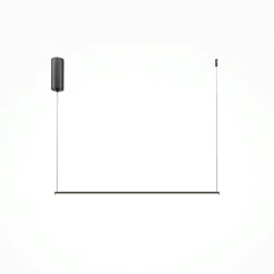 Suspension design LED – barre horizontale dorée 120 cm SALEM