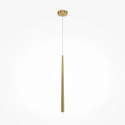 Suspension design noire LED - 3 tiges verticales AURORA