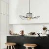 Suspension design noire métal filaire forme ondulée SINOP