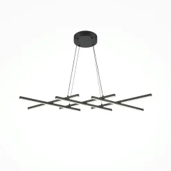 Suspension dorée LED – barres croisées minimalistes SALEM