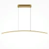 Suspension LED design - arc doré style minimaliste AVA