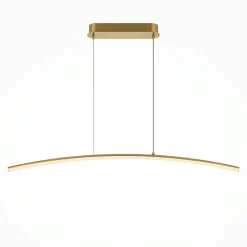 Suspension LED design - arc doré style minimaliste AVA