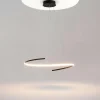 Suspension LED design - ruban noir style minimaliste AVA
