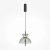 Suspension LED moderne - verre fumé silhouette cloche NORA