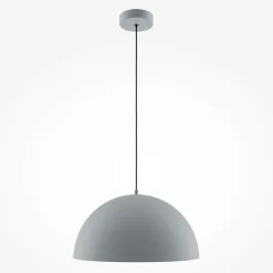 Suspension moderne de cuisine - dôme gris mat FLORA