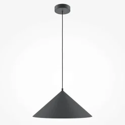 Suspension moderne de cuisine - dôme gris mat FLORA