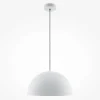Suspension moderne de cuisine - dôme blanc mat FLORA