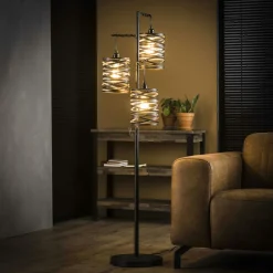 Suspension moderne goutte 5 lampes ajourées RALF