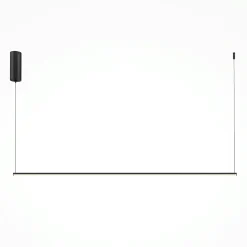 Suspension noire LED – 1 barre verticale design SALEM