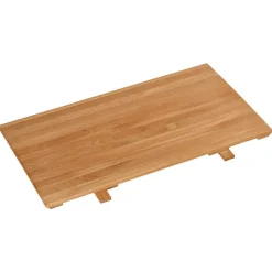 Table à manger design en bois de chêne finition miel 180 cm ESSEN