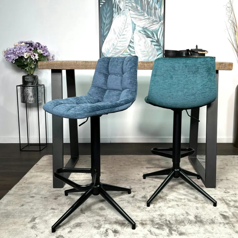 Table à manger en céramique noire mate forme ronde 140 cm BERGAME