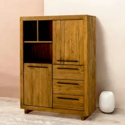 Table à manger en teck recyclé naturel 180 cm KERALA
