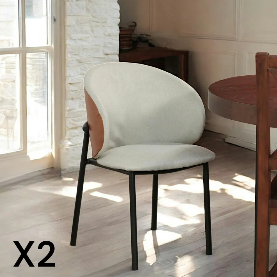 Table à manger en verre et bois 180 cm ALTA