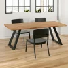 Table à manger extensible bois miel 200 cm COSTENTA