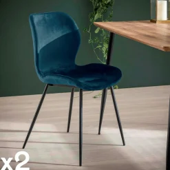 Table à manger extensible à bords ronds en bois d'acacia 175-275 cm MELBOURNE