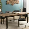 Table à manger industrielle teck recyclé 200x90 SWING