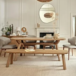 Table à manger moderne en chêne 200 cm KYOTO