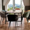 Table à manger teck recyclé bords arrondis 200 cm TRANI