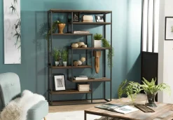 Table basse carrée style atelier SWING