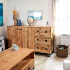 Table basse en bois recyclé CANBERRA