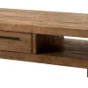Table basse en teck recyclé naturel KERALA