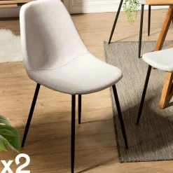 Table basse gigogne en céramique forme design (lot de 2 pièces) LOMBARDIE