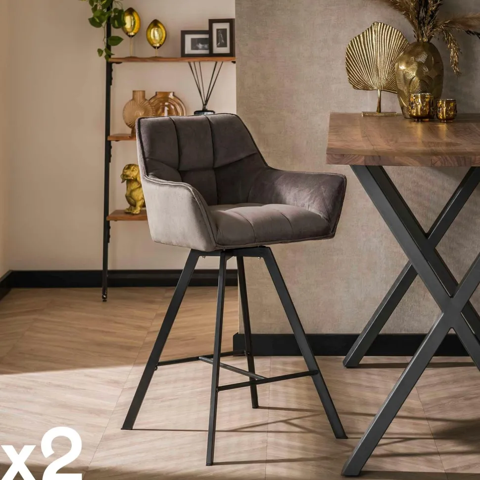 Table basse ronde effet bois blond ø80 cm MATERA