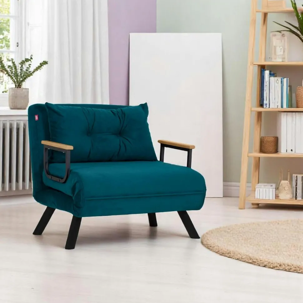 Table basse ronde en verre – cadre doré ⌀80 cm TULUM
