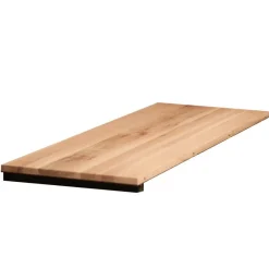 Table carrée extensible en chêne blanc 120 cm PALERME