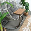 Table d'appoint pour fauteuil suspendu naturel SOUTH BEACH