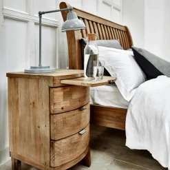 Table de chevet en bois recyclé BELFAST