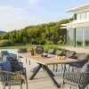 Table de jardin en bois d'acacia et aluminium 260 cm IBIZA