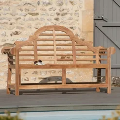 Table de jardin en Teck brut carrée pliante 70cm SUMMER