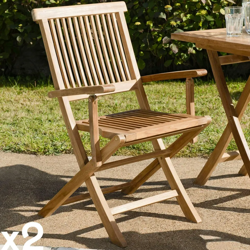 Table de jardin en Teck ovale extensible 200/300x120cm SUMMER
