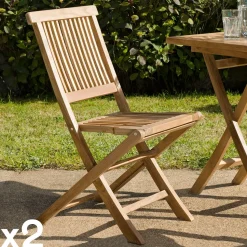 Table de Jardin extensible Teck 180/240x100x75cm SUMMER ref. 30020807